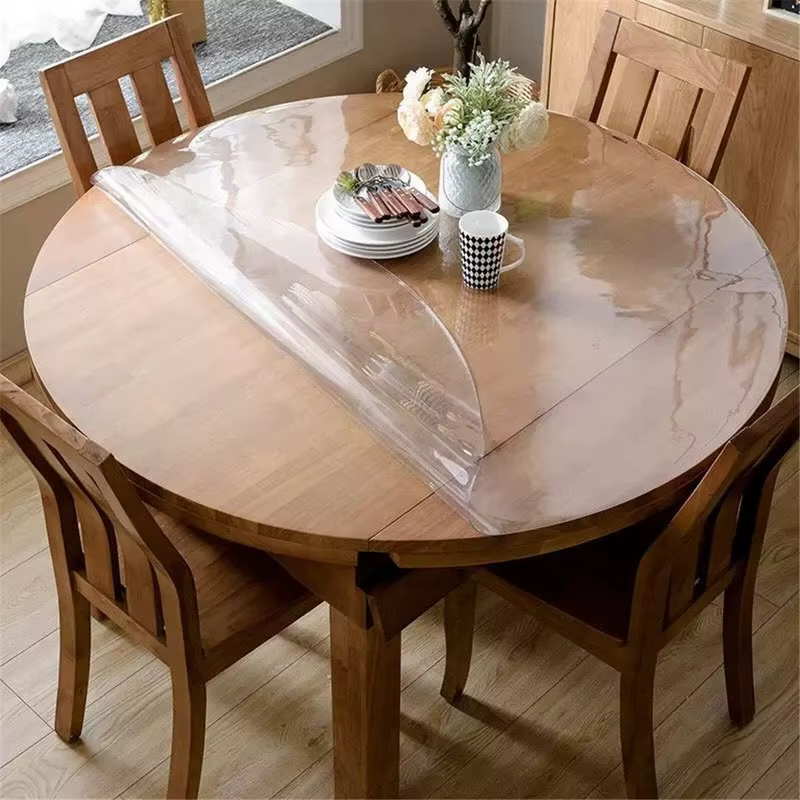 Nappe de Table ronde transparente de 1.0mm