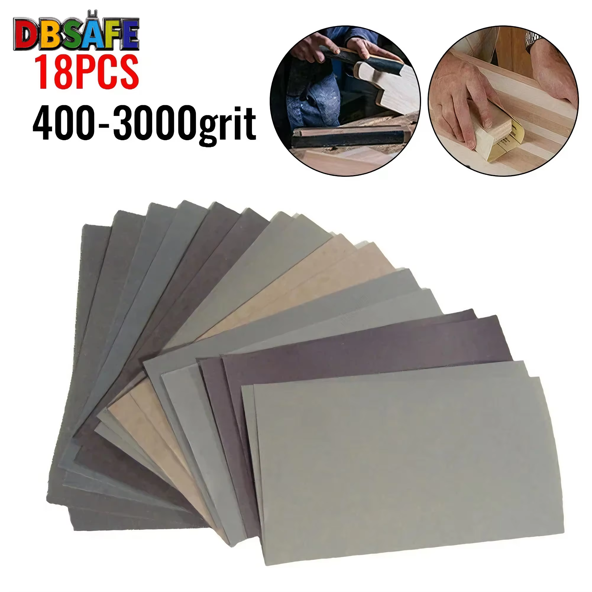 Papier de verre abrasif