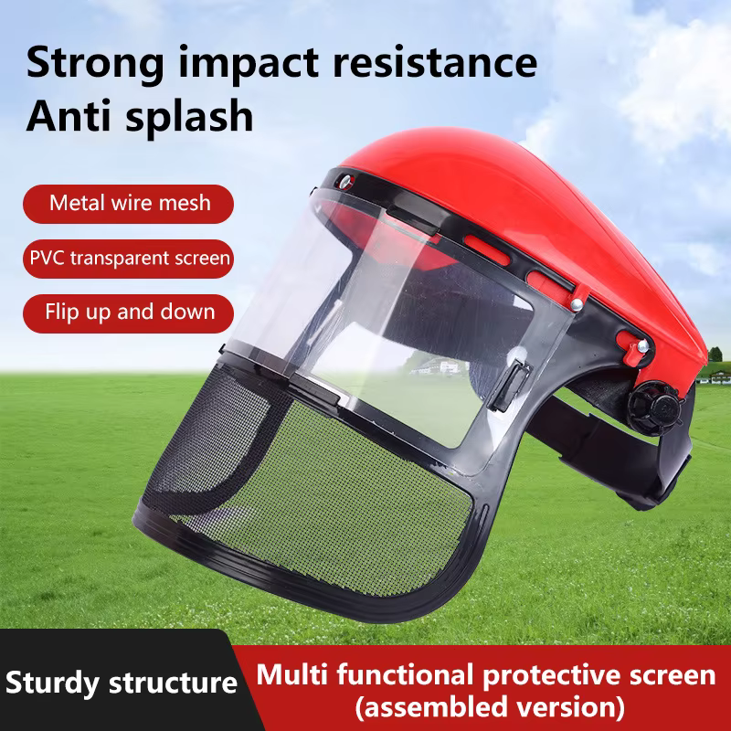 Masque de protection en PVC anti-éclaboussures et anti-poussière pour la tête