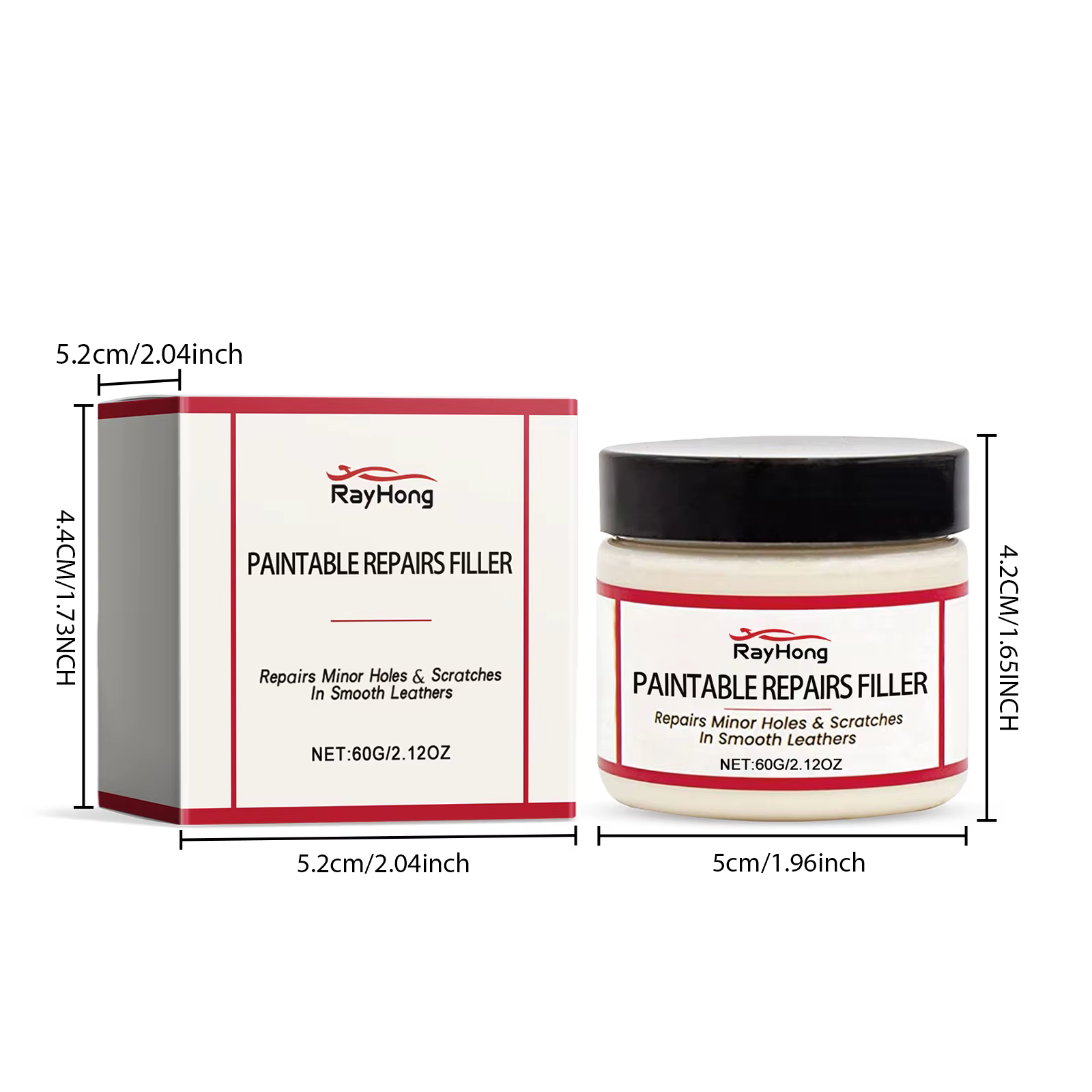 Composé de réparation pour cuir naturel 20/60 ml