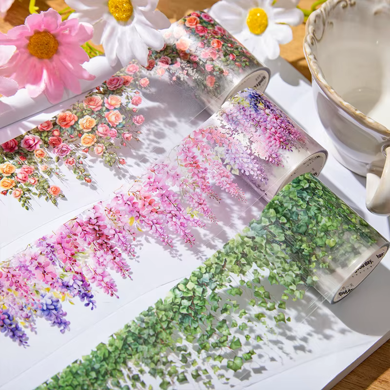 5*200 cm 1 rouleau INS thème de vigne fraîche PET bande autocollants adhésif bricolage Scrapbooking journal