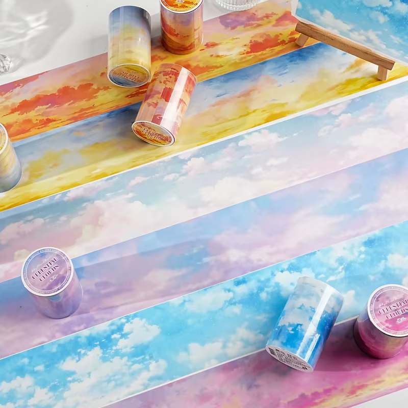 1 à 6 rouleaux de bandes décoratives de la série Sky Cloud Realm