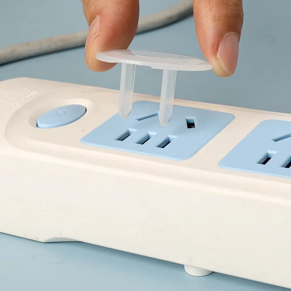 Cache-prises de sécurité enfant, protection pour prises électriques standard américaines, protection contre les risques électriques pour enfants