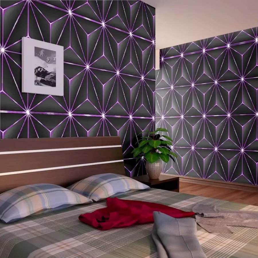 Papel Parede 3d adhésif auto-adhésif vinyle Papier peint chambre maison
