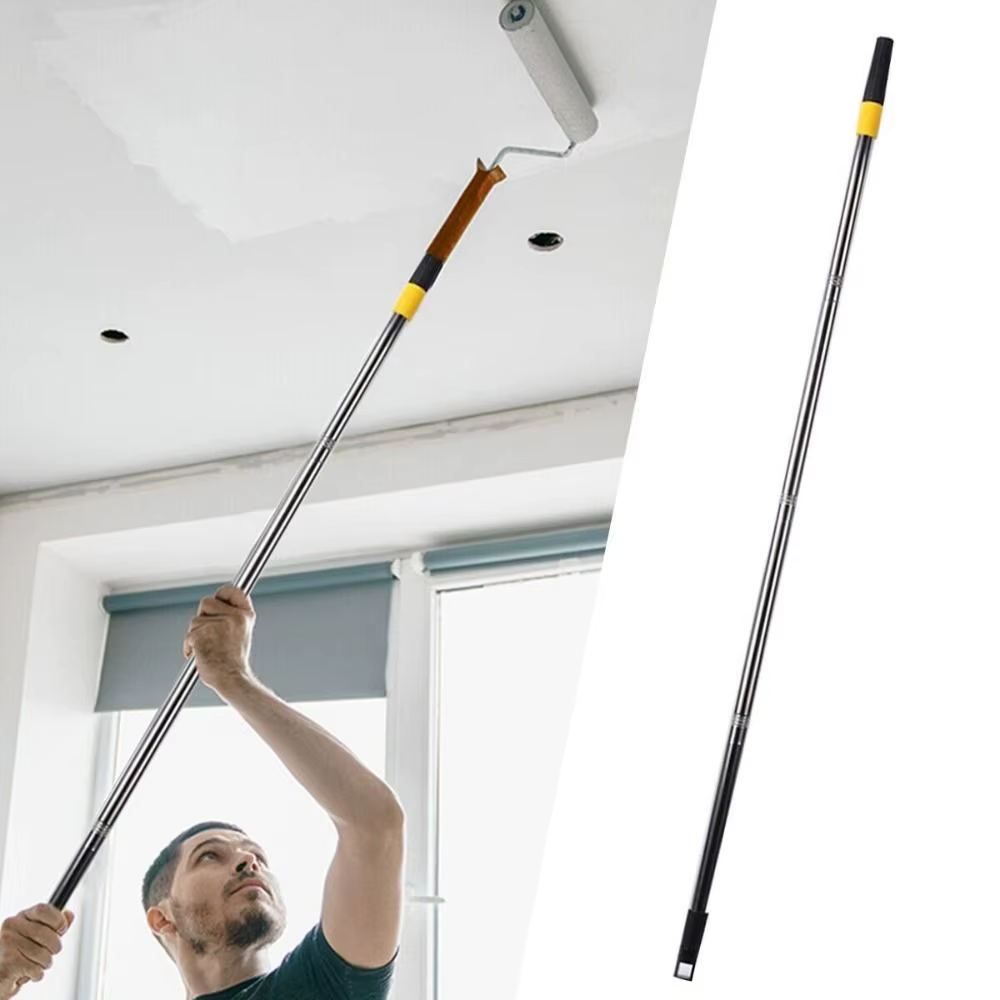Rouleau à Peinture Rétractable, Bâton d'Extension Amovible, Multifonction