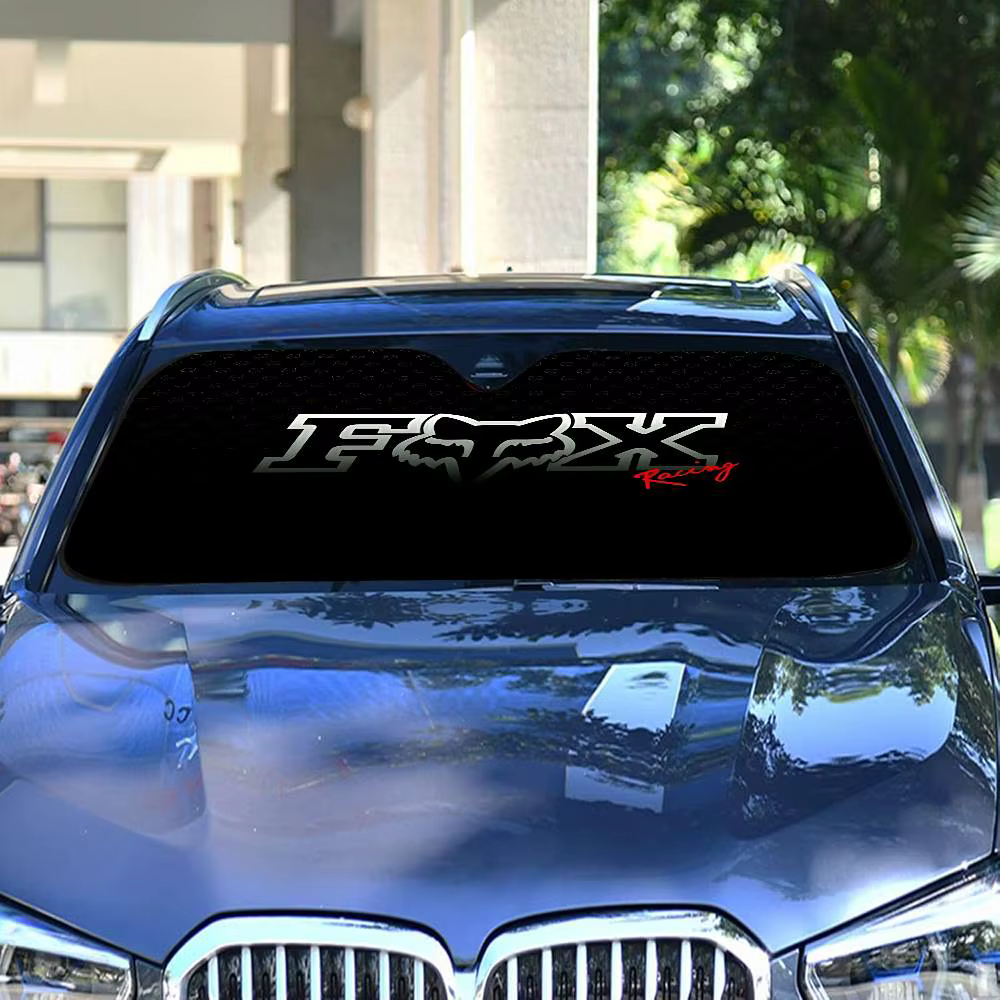 Pare-soleil pour pare-brise de voiture, moto, SUV, camion, accessoire de protection pour vitre avant, visière de protection