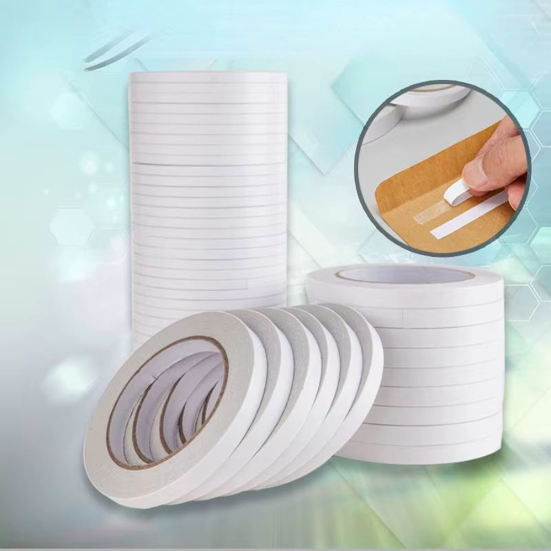 6 rouleaux de ruban adhésif Double face Transparent
