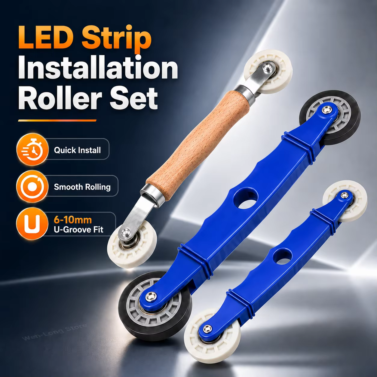 Rouleau d'installation pour bande LED