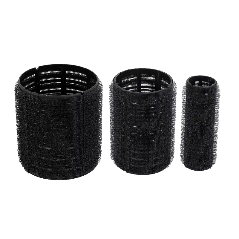 Ensemble de rouleaux à cheveux 6 pièces, bigoudi auto-agrip sans chaleur, différentes tailles, sans chaleur, outil de coiffure auto-adhésif