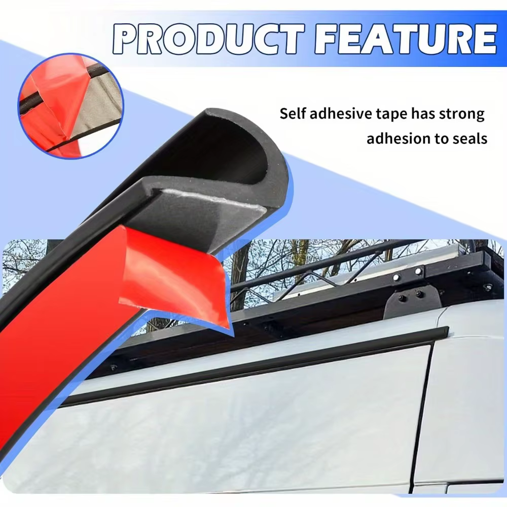 1 rouleau de 1/3 mètre de bande d'étanchéité autocollante imperméable pour caravane