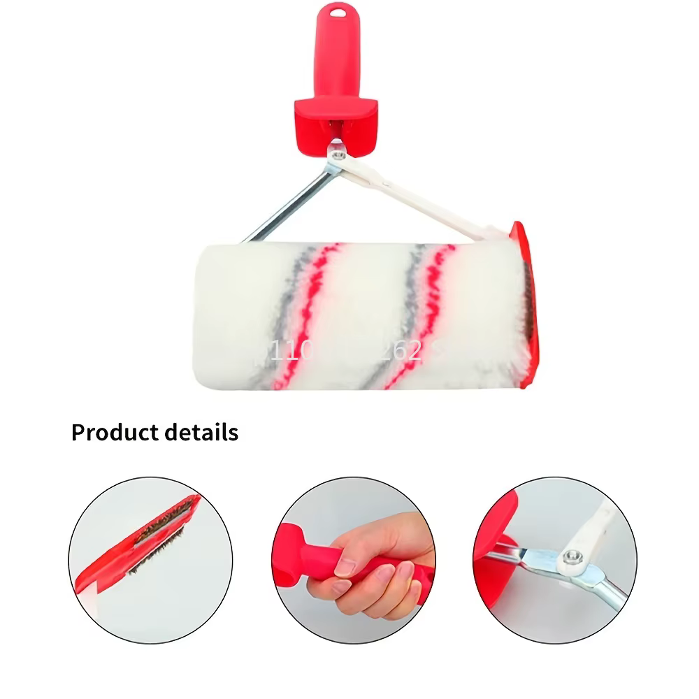 Brosse à rouleau de peinture polyvalente de 4 pouces