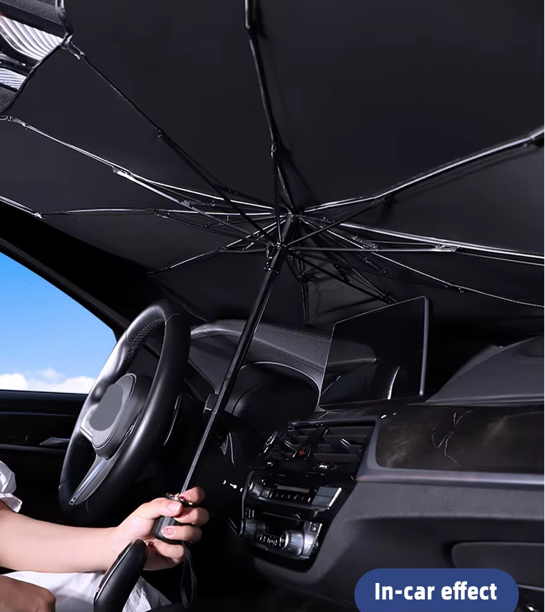 Pare-soleil de voiture, Parasol de Protection pour pare-brise intérieur d'été, accessoires de Protection pour ombrage automobile