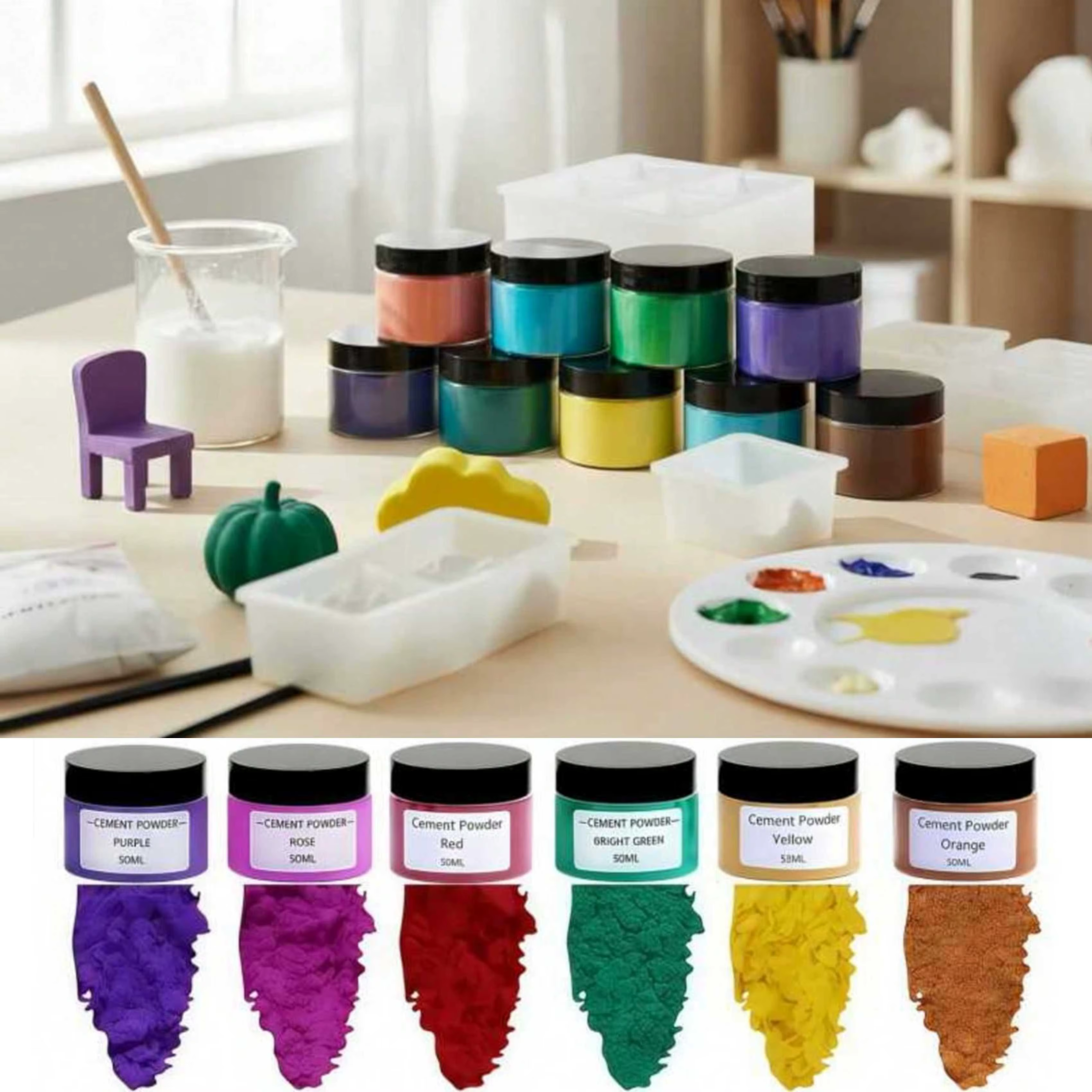 Pigments de gypse 50 ml/1