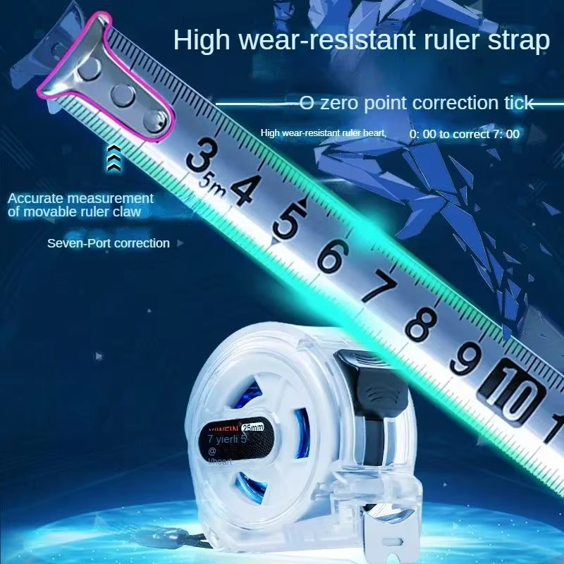 Ruban à mesurer en acier inoxydable importé du Japon 5 mètres et 10