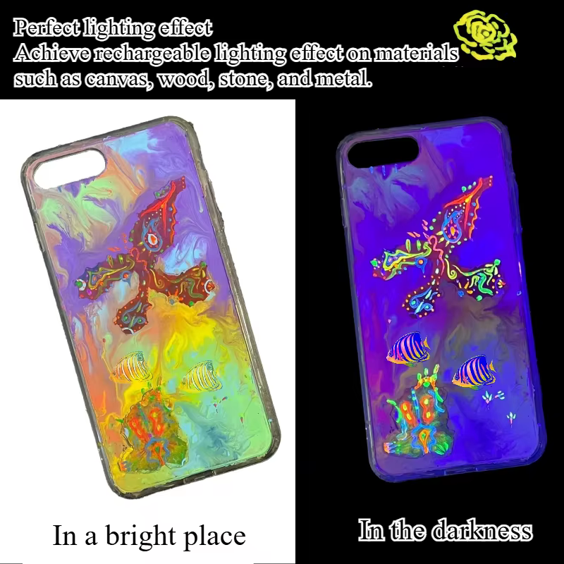 30ml 12/18 couleur ensemble de peinture lumineuse bricolage