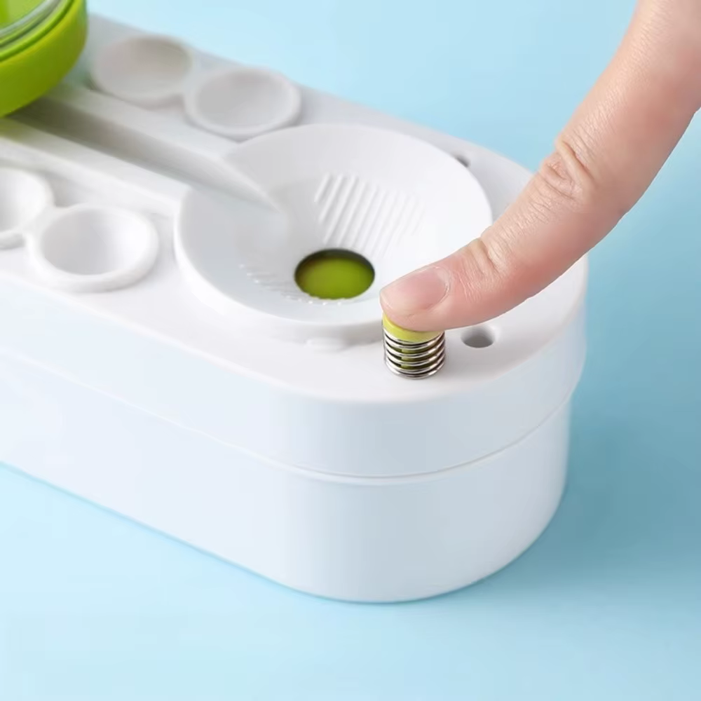Nettoyeur de pinceaux professionnel pour aquarelle avec égouttoir