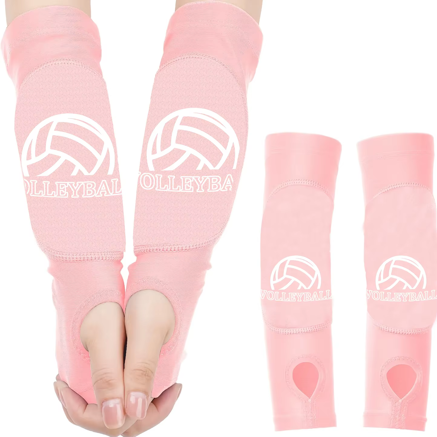 Manchons de bras de volley-ball pour filles, 1 paire de manchons de passage de volley-ball rembourrés avec protection en mousse, protecteur de bras de volley-ball pour les jeunes