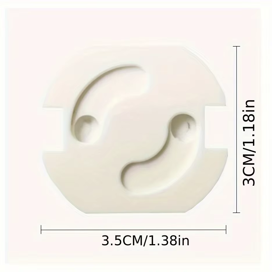 Cache-prises de sécurité pour bébé, 10 pièces, protections électriques en plastique pour prises murales, sécurité enfant