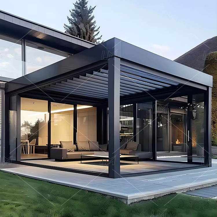 Pergola 3x6m support incurvé