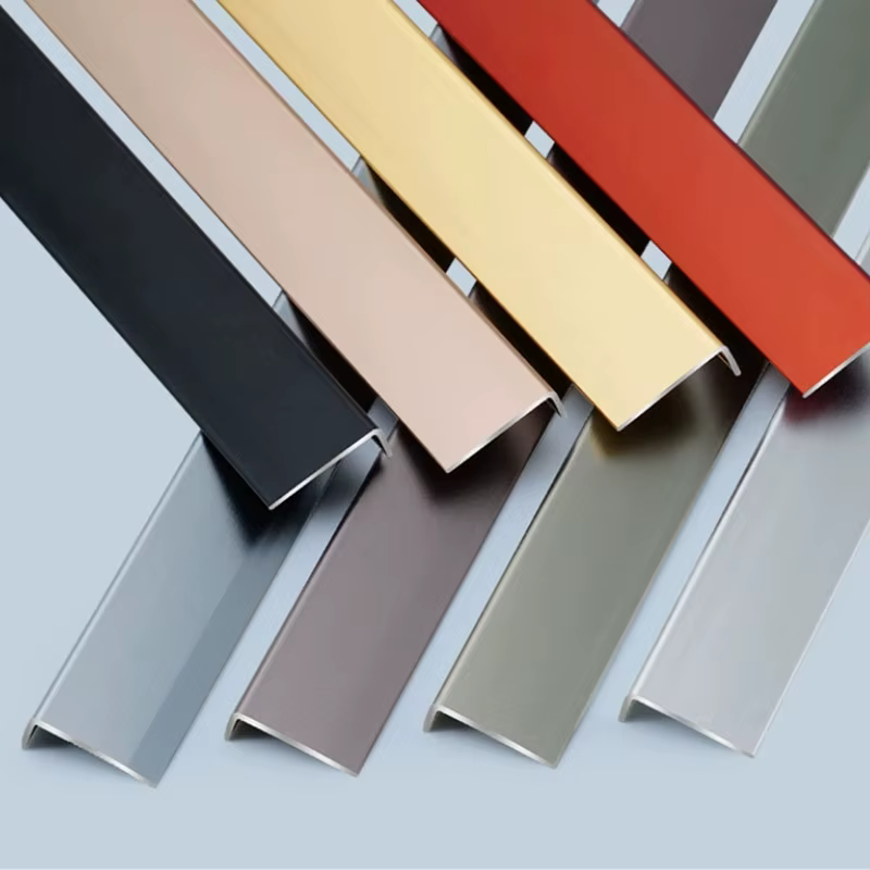Bandes de protection d'angle de type L en alliage d'aluminium