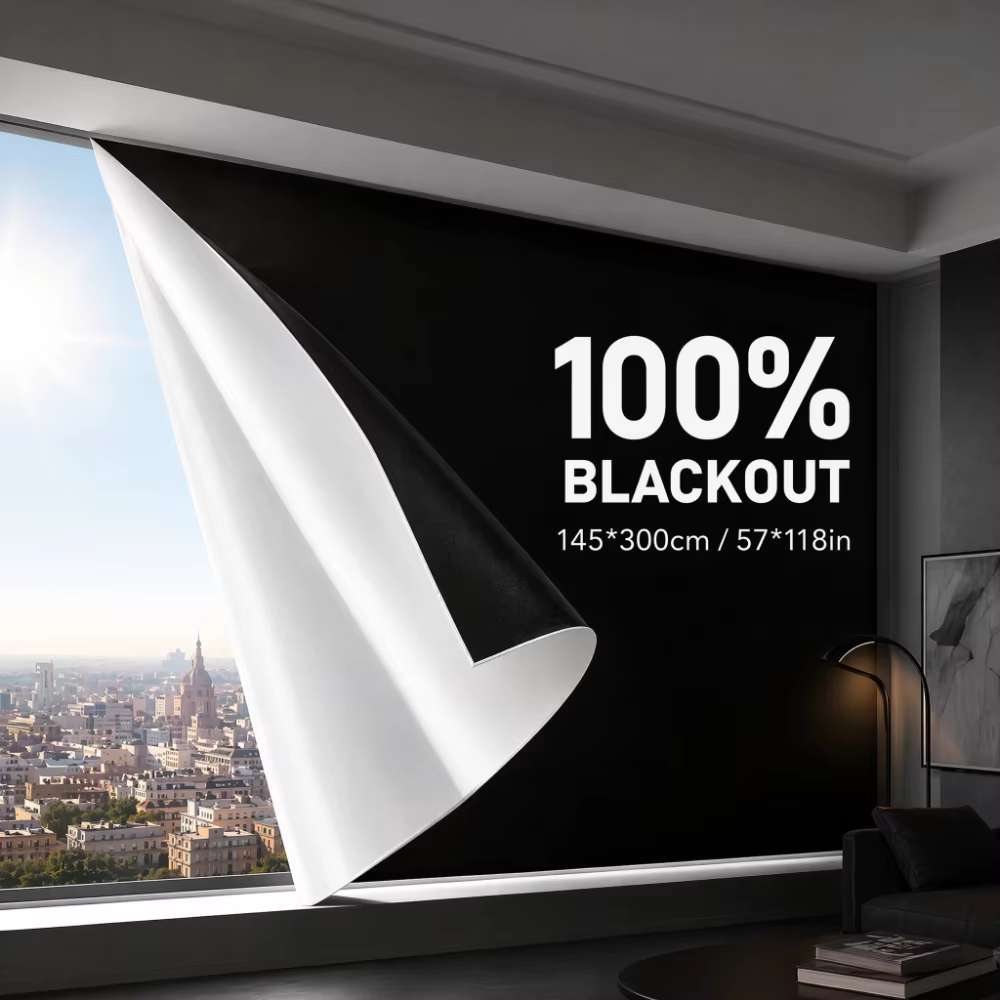 Stores occultants 100% occultants, avec isolation thermique et réduction du bruit, pour chambres en immeubles de grande hauteur