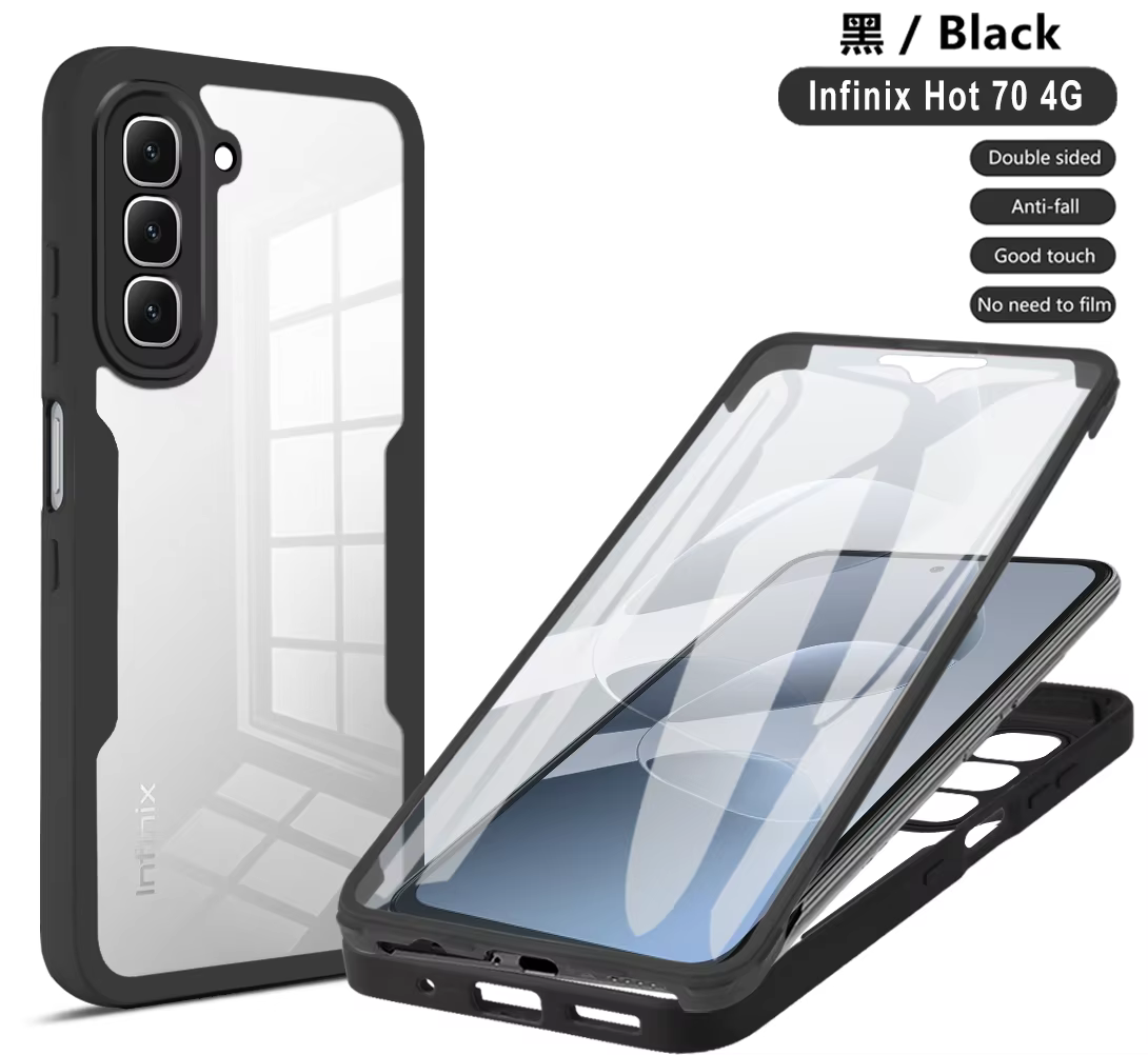 Étui pour Vivo V70 FE, coque de protection intégrale pour Vivo V70 FE, protection intégrale 360 degrés, coque double face, funda, coque, capa