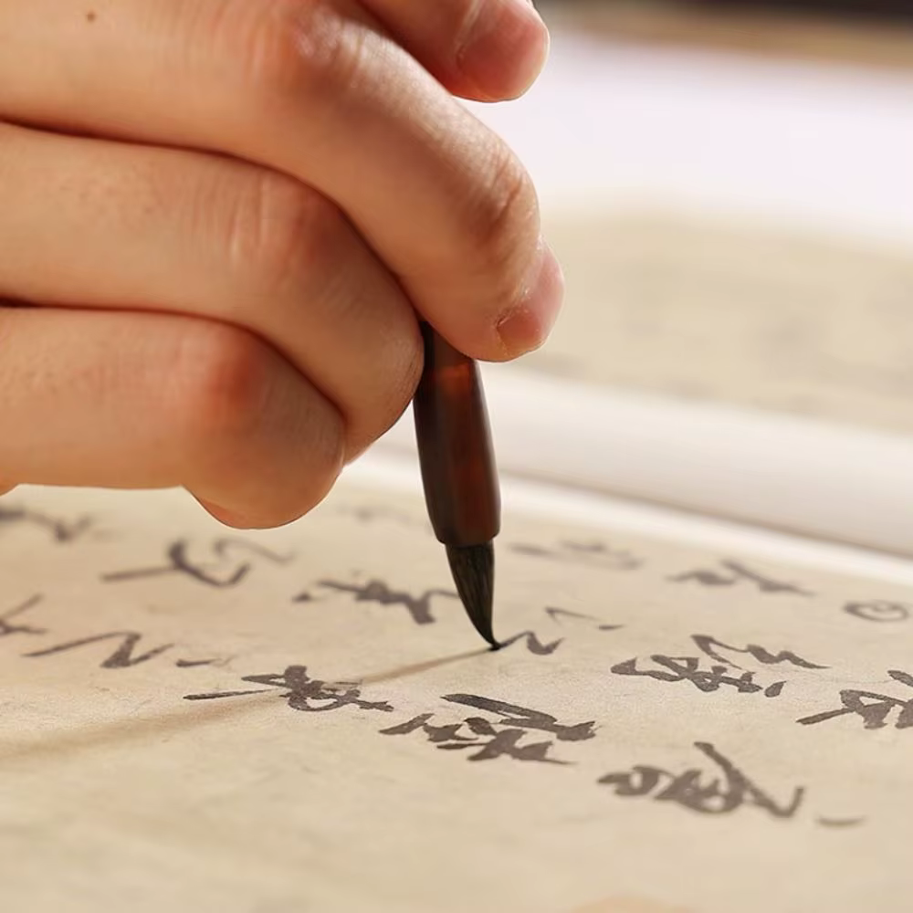 Pinceau de calligraphie chinoise pour aquarelle à l'huile