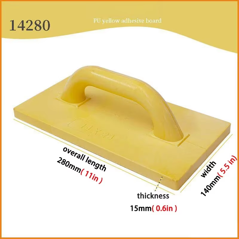 Planche de plâtrage en polyuréthane (PU) pour truelle plate