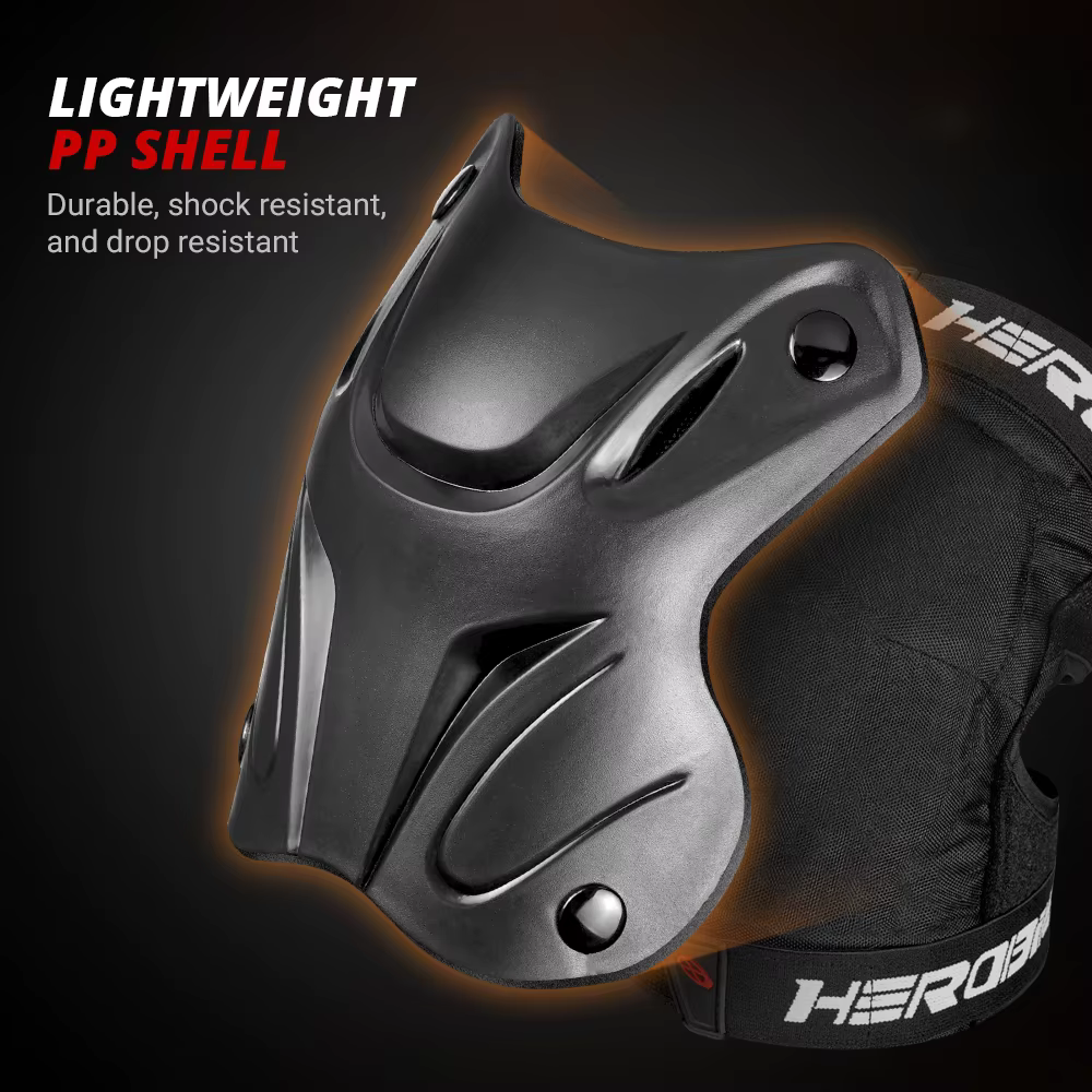 Protection des genoux et des coudes pour moto, équipement de protection des jambes pour quatre saisons, équipement de protection pour la conduite en plein air, 2 pièces