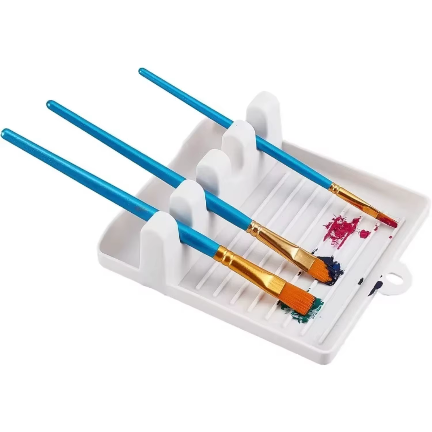 Support de pinceaux avec 4 emplacements