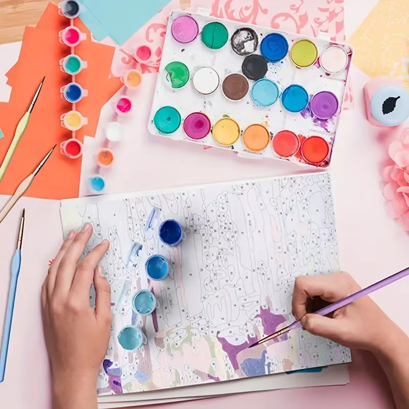 Ensemble de pinceaux miniatures de précision – Idéal pour les œuvres d'art détaillées