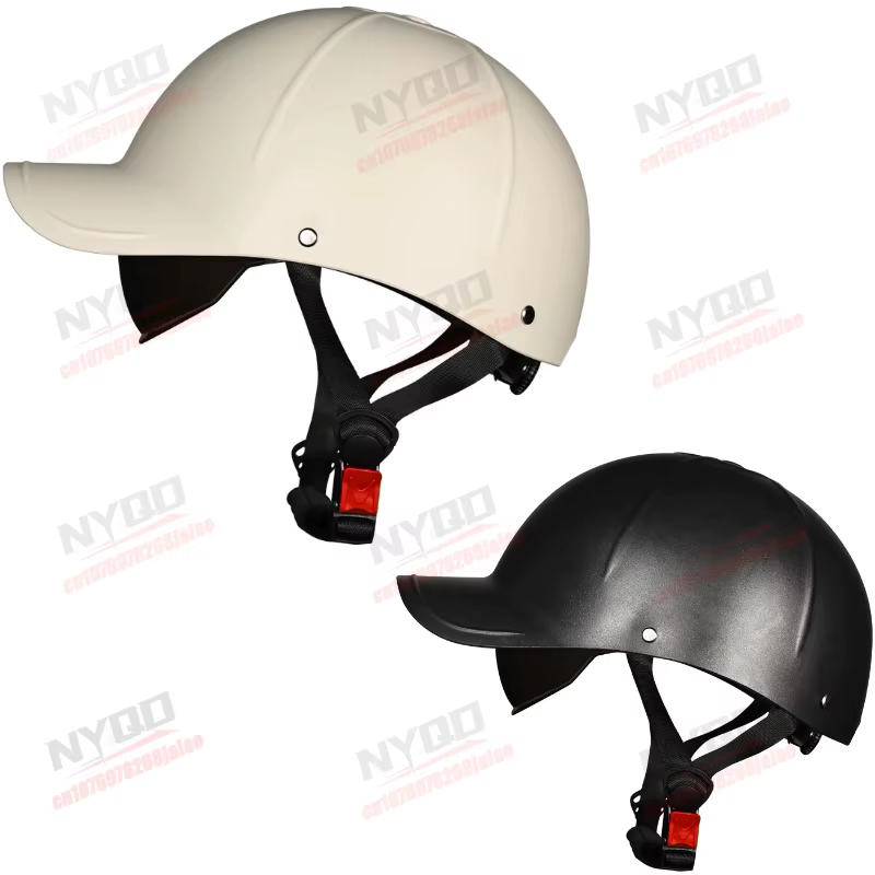 Nouveau casque de moto pour hommes et femmes, adapté à la protection solaire estivale, confortable et respirant, demi-casque
