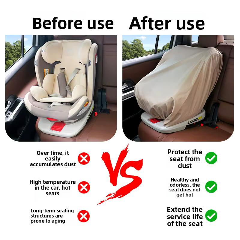 Housse de protection pour siège auto bébé, anti-poussière, anti-humidité et pare-soleil, pour siège auto et chaise bébé