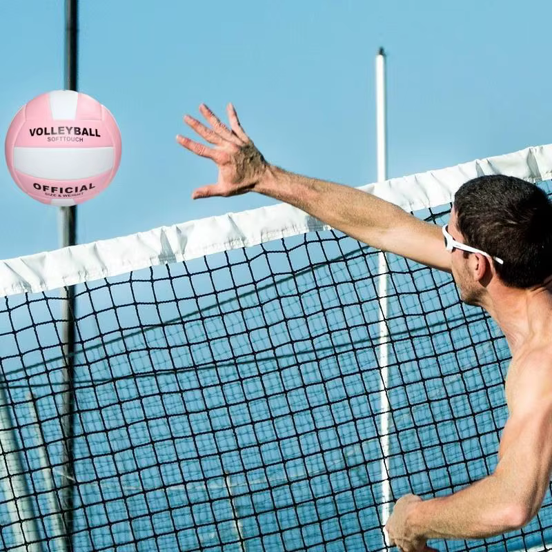 Ballon de volley-ball d'entraînement portable taille 5, toucher doux, antidérapant, durable pour la plage, la cour, l'intérieur, l'extérieur, les sports de compétition pour les jeunes