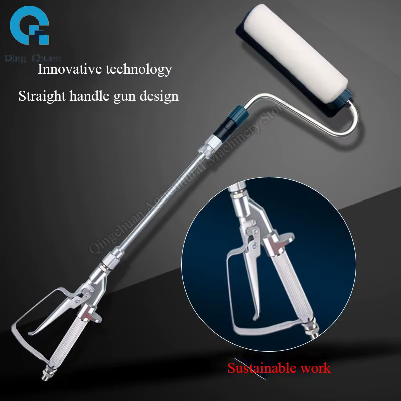 Brosse à rouleau électrique sans air pour peinture murale
