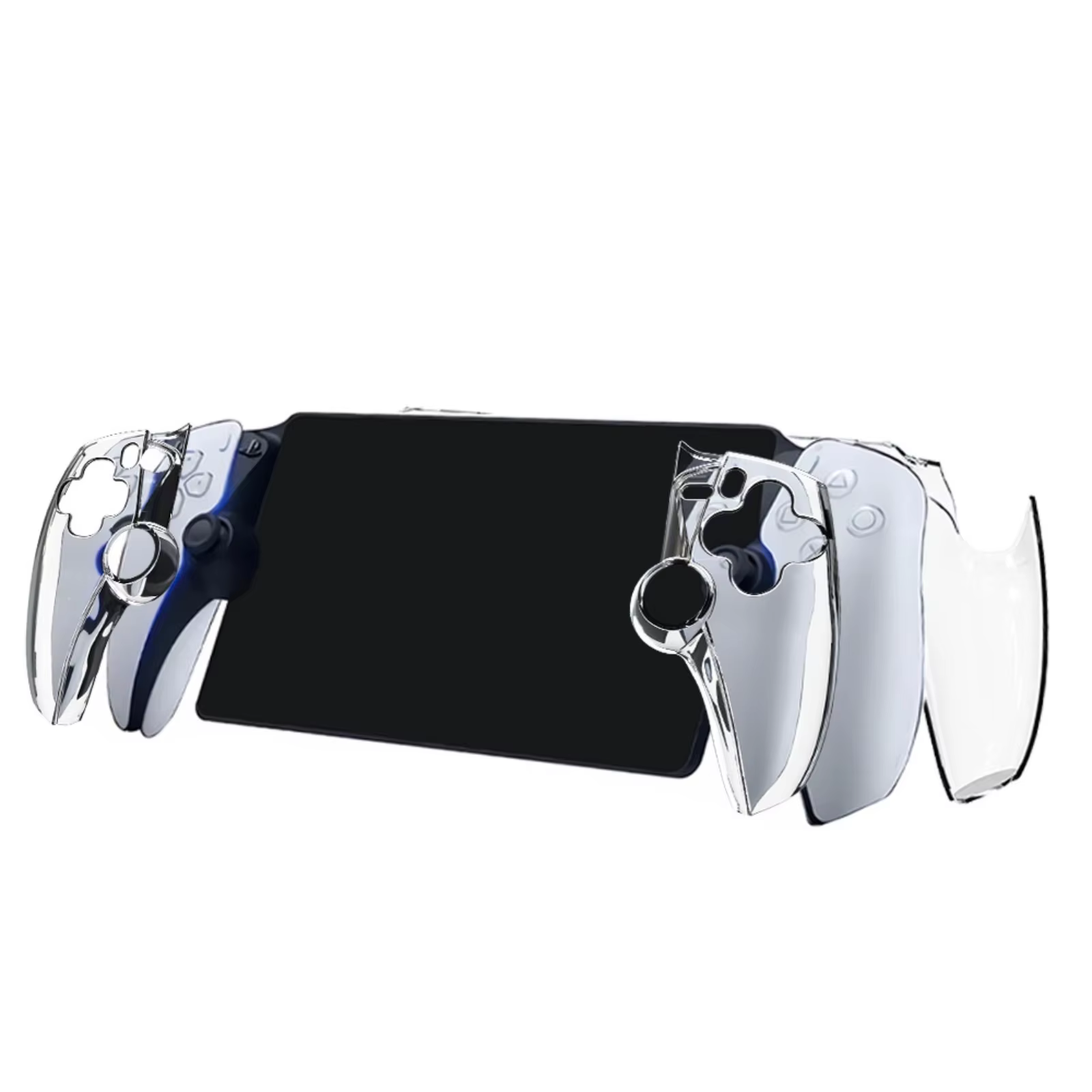 Étui de protection transparent pour PS5 Portal, coque rigide transparente, anti-rayures, protection complète, accessoires de jeu