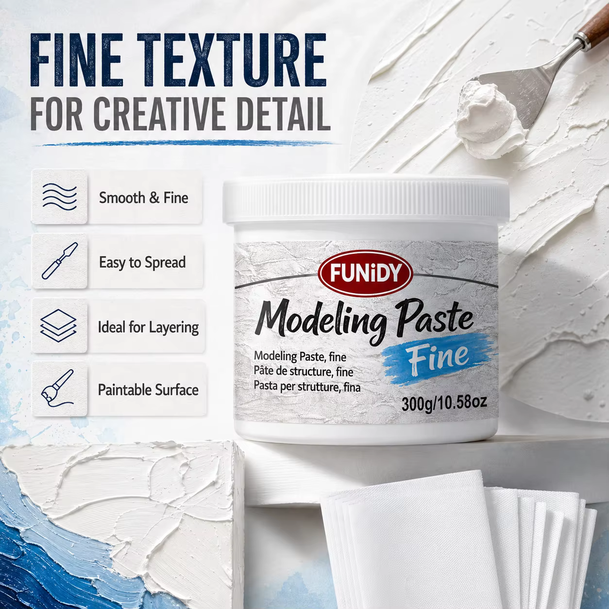 Pâte à modeler acrylique 300g