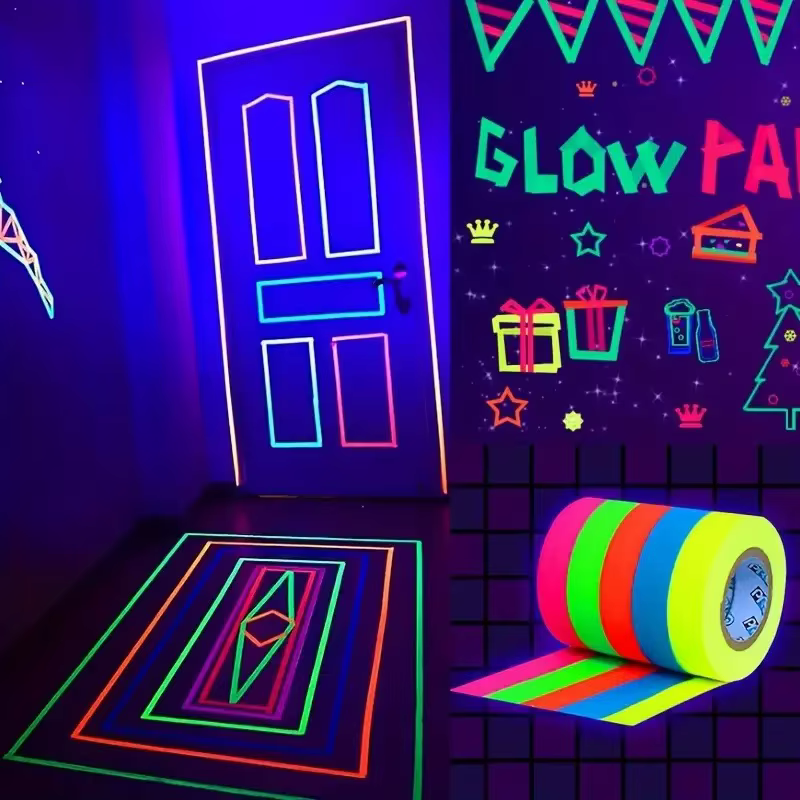 Autocollant auto-adhésif Fluorescent