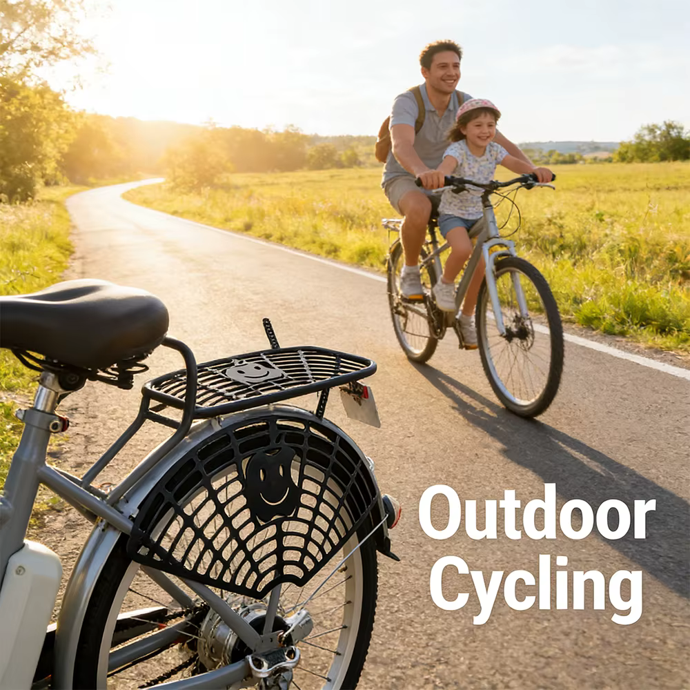 Filet de Protection réglable pour siège de vélo pour enfants, garde-corps de sécurité arrière, jambes pour enfants, bouclier de pied, filet de roue Anti-pincement, équipement de cyclisme