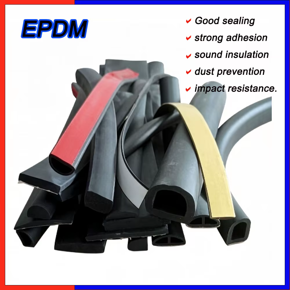 Bande d'étanchéité autocollante EPDM de 1/3/5 mètre