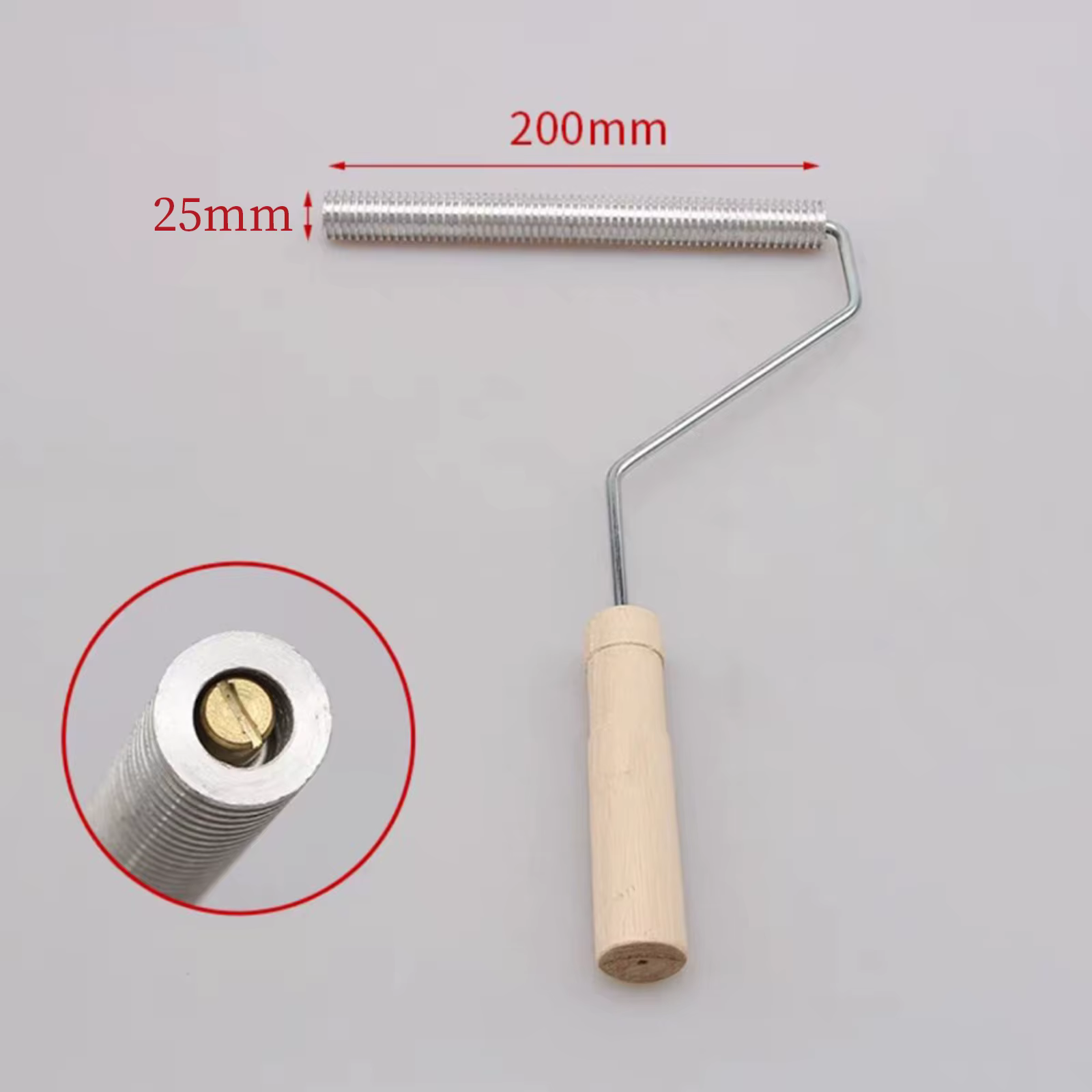 Kit d'outils de rouleau de peinture de stratification d'outil de palette de bulle de fibre de verre 3 pièces Kit