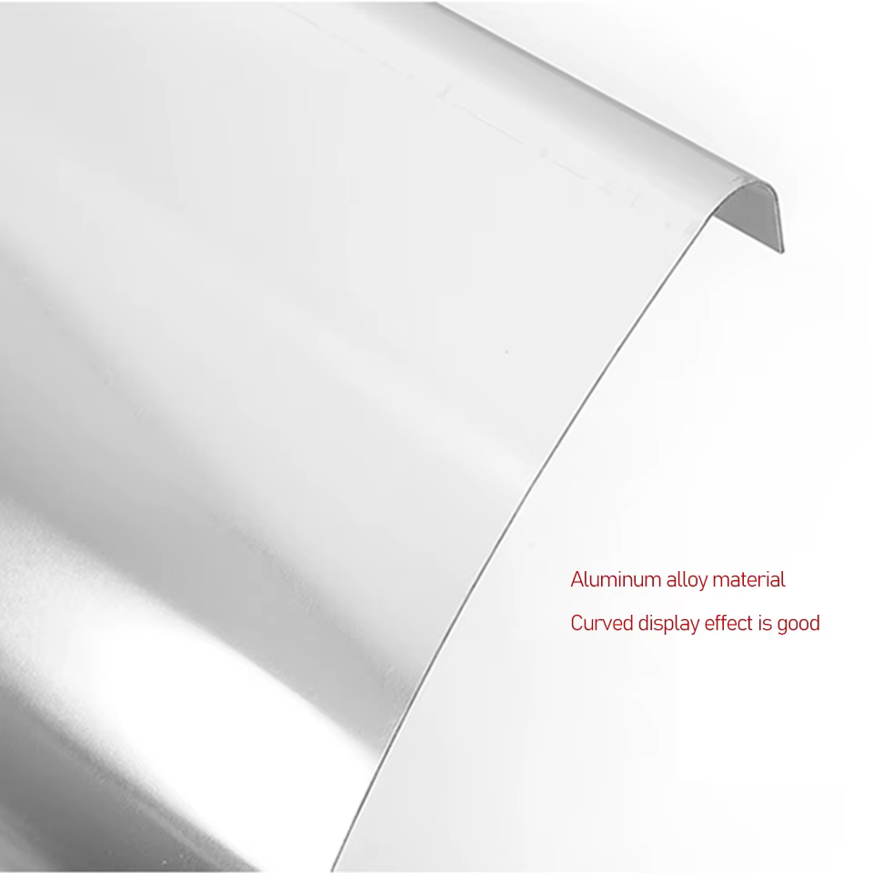 Tableau de couleur en aluminium/plastique-carte d'échantillons incurvée 3D pour peinture en aérosol