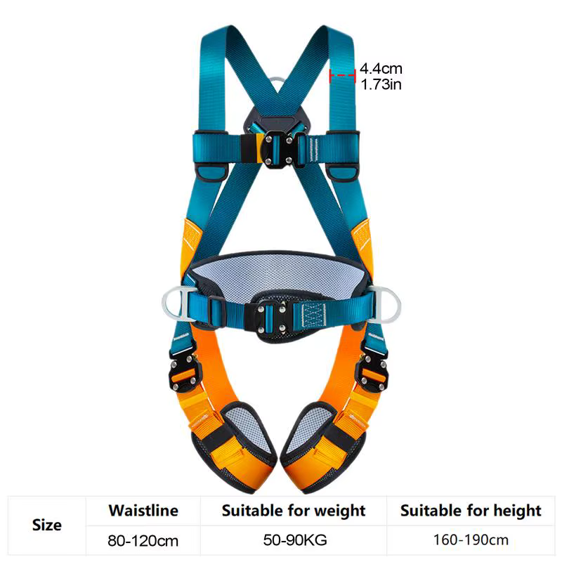Ceinture de sécurité SFP pour la protection contre les chutes, ceinture d'escalade à cinq points, protection contre les chutes, construction, rappel