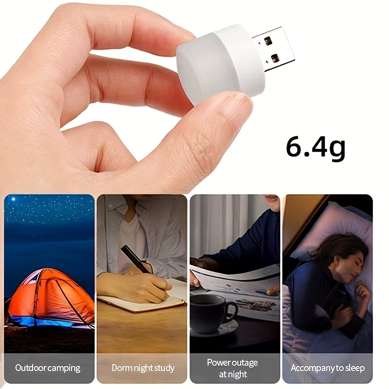 Lumière USB 5V 1W lampe à LED USB Protection des yeux lampe de lecture ordinateur lampe de lecture puissance Mobile charge livre lampes veilleuse