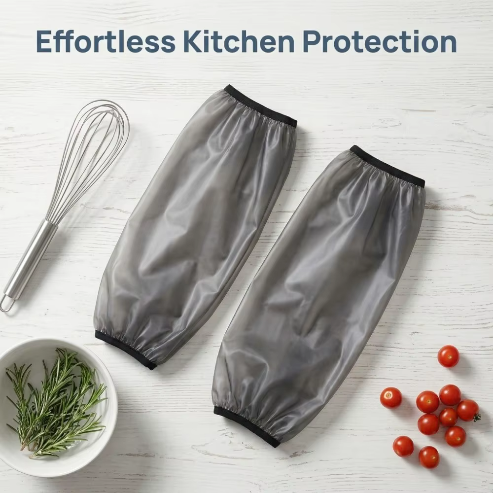 Manchons élastiques imperméables, conception étanche, protection anti-huile, protection du bras et de l'avant-bras en TPU