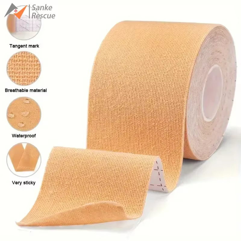 Bande de kinésiologie étanche pour sport, Bandage athlétique, protection de récupération musculaire, cerclage, soulagement de la douleur, Tennis, gymnastique, enveloppe élastique