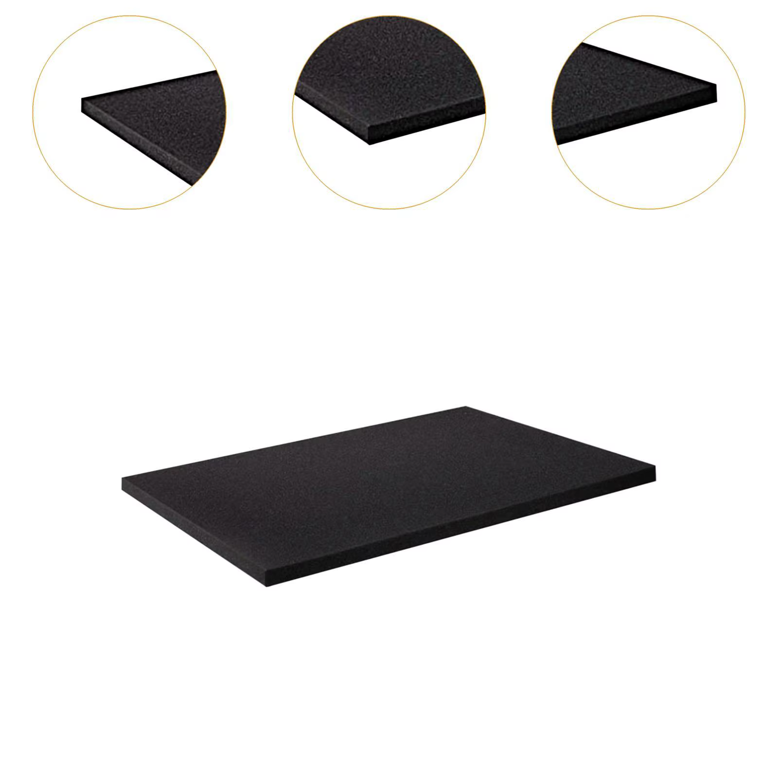 Feuille de mousse d'emballage, éponge antichoc découpable, doublure en éponge de 1cm d'épaisseur, Base en mousse d'amortissement de protection pour emballage de marchandises fragiles