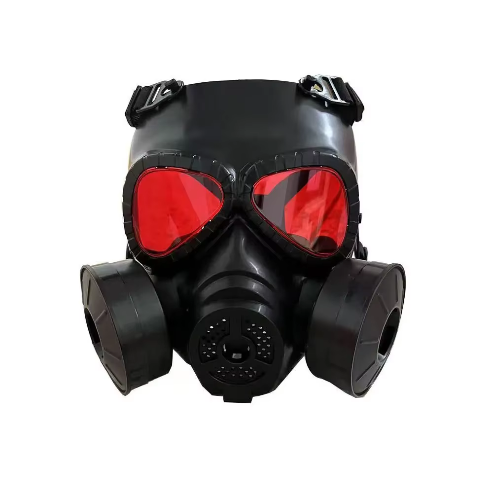 Masque à gaz complet pour airsoft, protection de cosplay, masque d'irateur de protection, masque de tir, masque de chasse, masque d'équitation, masque de jeu CS