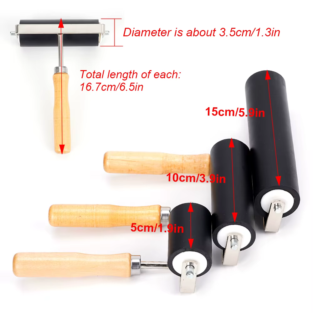 Rouleaux de peinture professionnels faits à la main