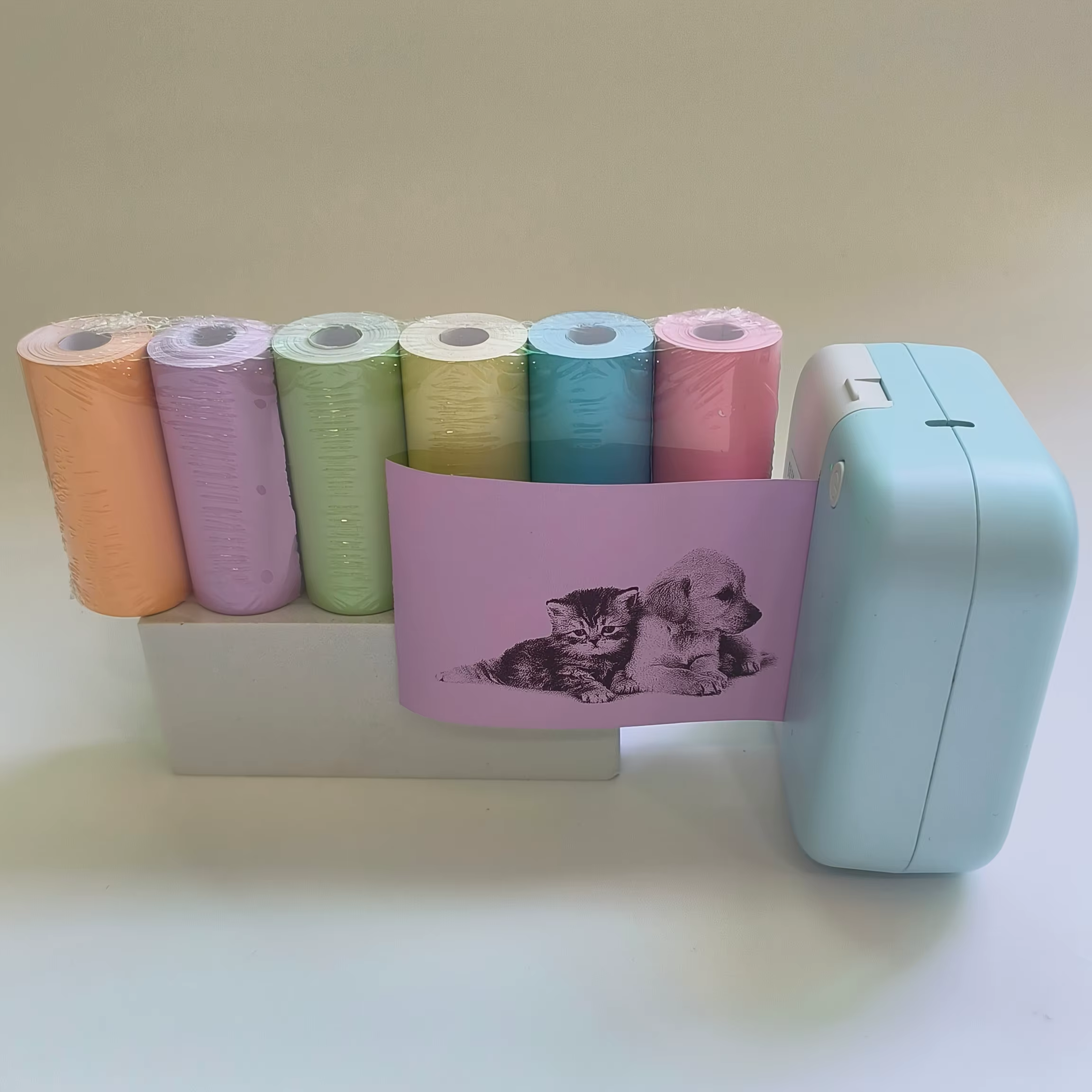 Papier thermique pour mini imprimantes de poche et imprimantes attachées par appareil photo - Papier d'impression couleur portable avec rendu couleur standard